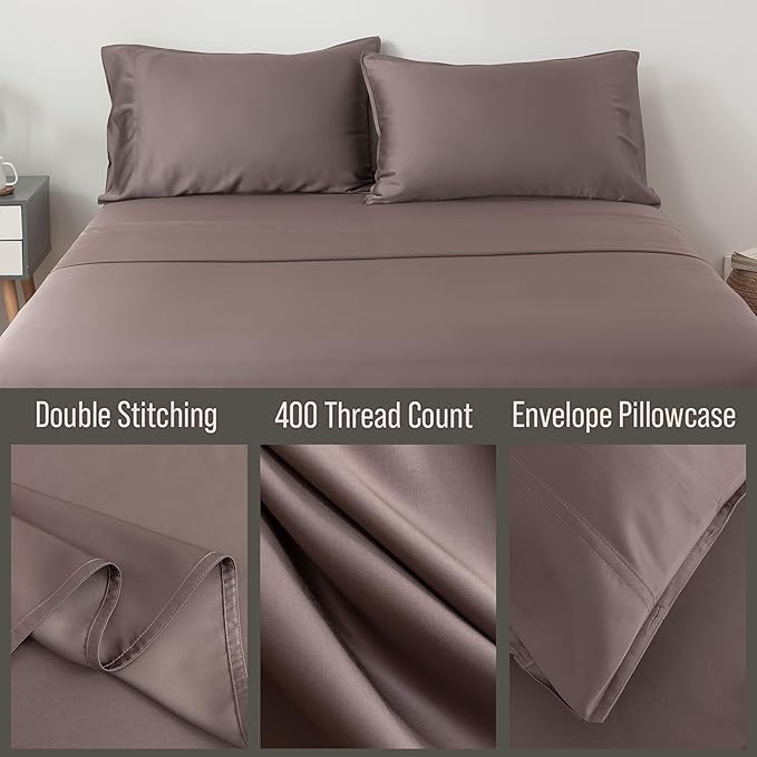 Bamboo Cooling Pillowcase Set - Queen - 2 Piece