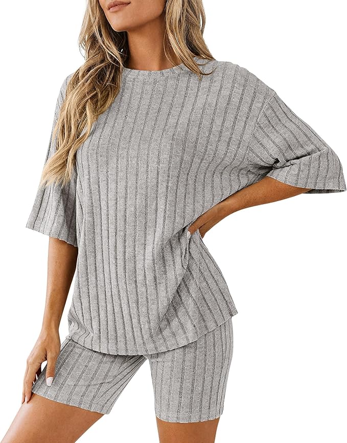 Shorts Pajama Set - Short Sleeve - 2 Piece