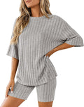 Shorts Pajama Set - Short Sleeve - 2 Piece