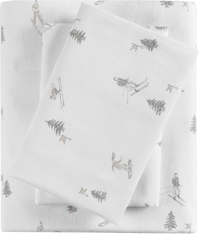 100% Cotton Bed Sheet Set - King - 4 Piece