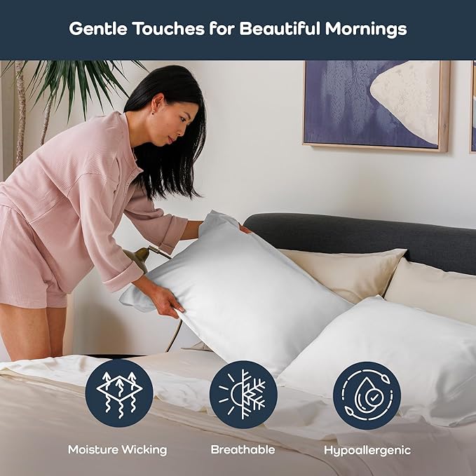 Linen Cooling Pillowcase - King