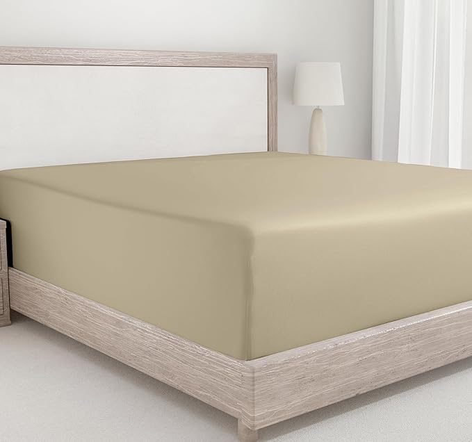 100% Cotton Fitted Sheet - Twin