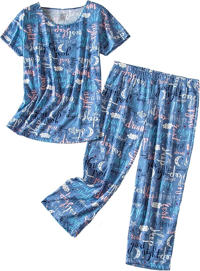 Women's Capri Pajama Set - 2 Piece