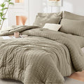 Linen Comforter Set - Twin - 5 Piece