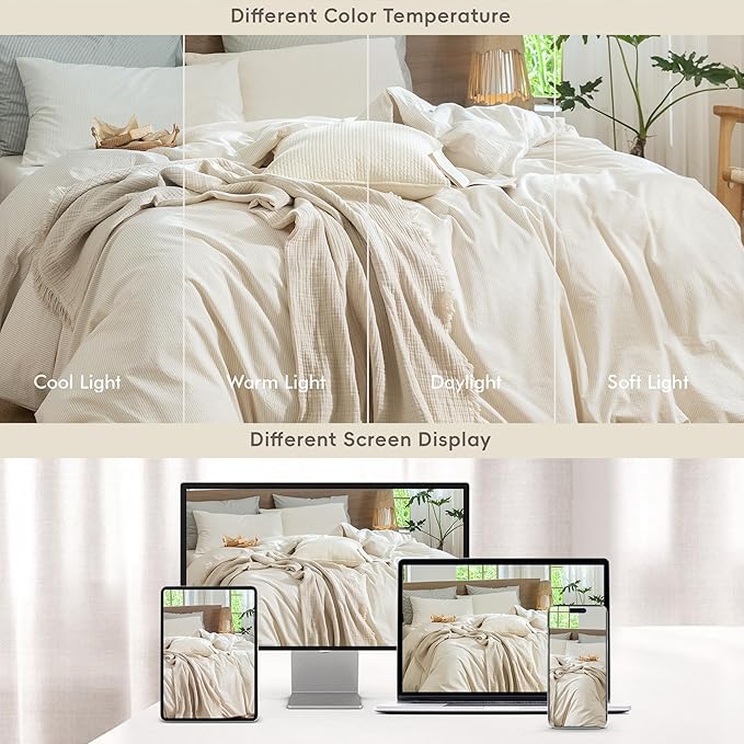 Linen Duvet Cover Set - King