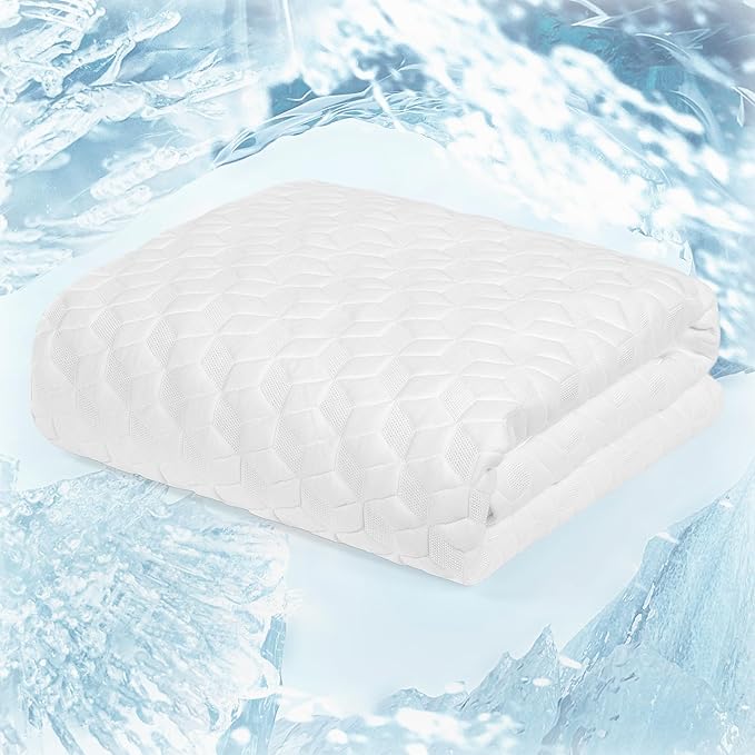 Bamboo Cooling Mattress Protector - California King - 16 in Deep Pocket