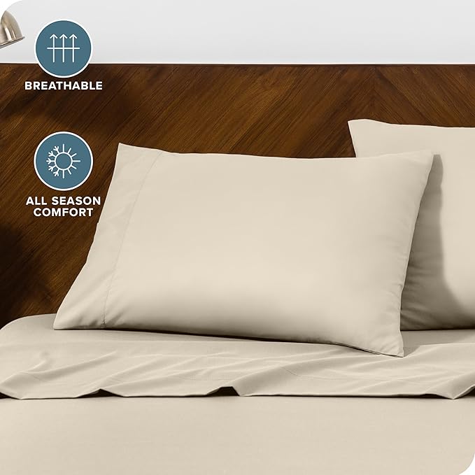 Microfiber Cooling Pillowcase Set - Queen - 2 Piece