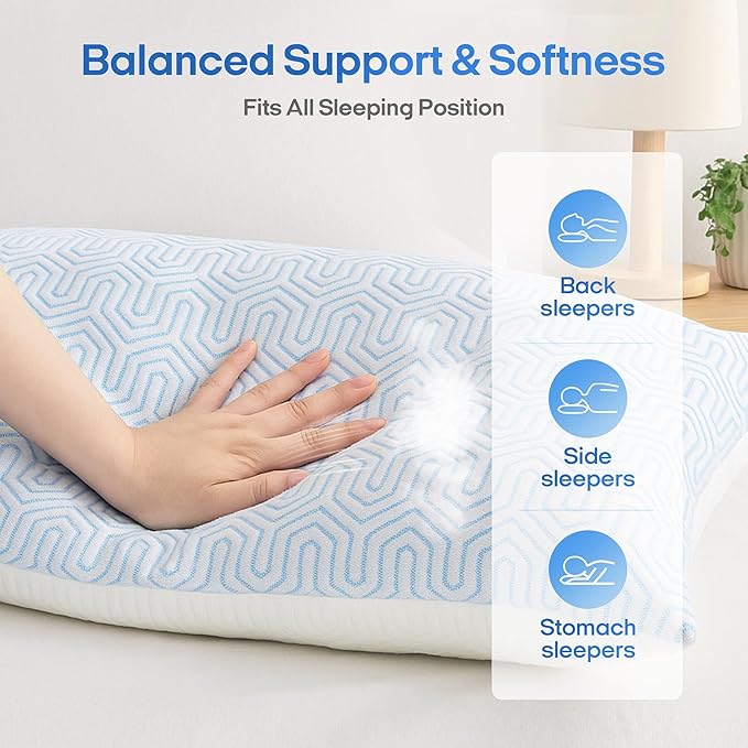 Cooling Bed Pillow - Queen