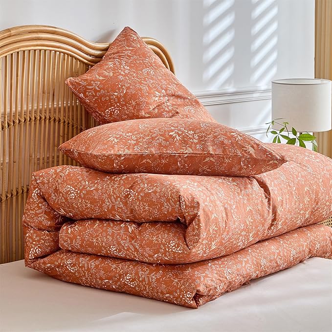 100% Cotton Duvet Cover Set - King - 3 Piece