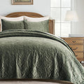 Velvet Quilt Set - King - 3 Piece
