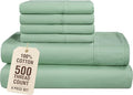 100% Cotton Bed Sheet Set - King - 15 in Deep Pocket - 6 Piece