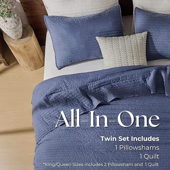 Microfiber Quilt Set - King