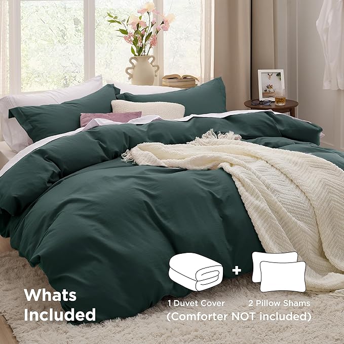 Duvet Cover Set - King - 104 x 90 in - 3 Piece