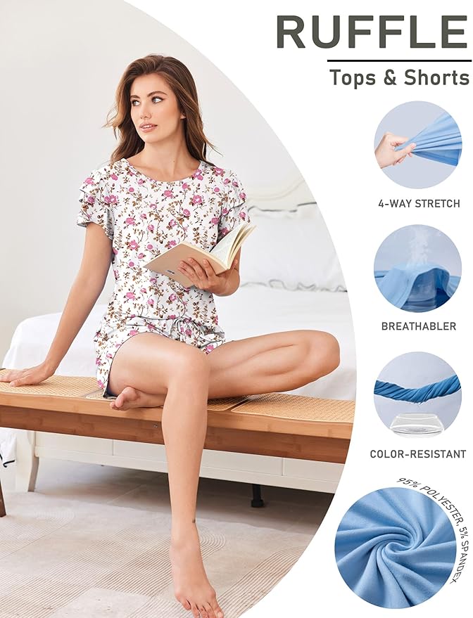 Shorts Pajama Set - 2 Piece