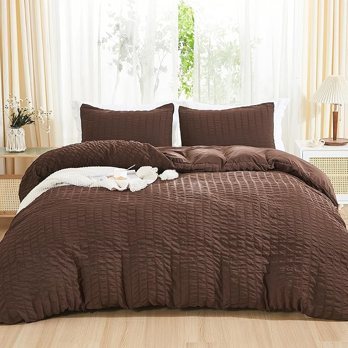 Microfiber Duvet Cover Set - King - 104 x 98 in - 3 Piece
