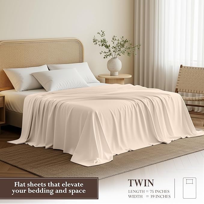 Microfiber Flat Sheet - Twin