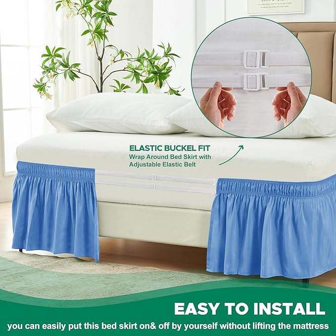 Bed Skirt - Full - 15 in Drop
