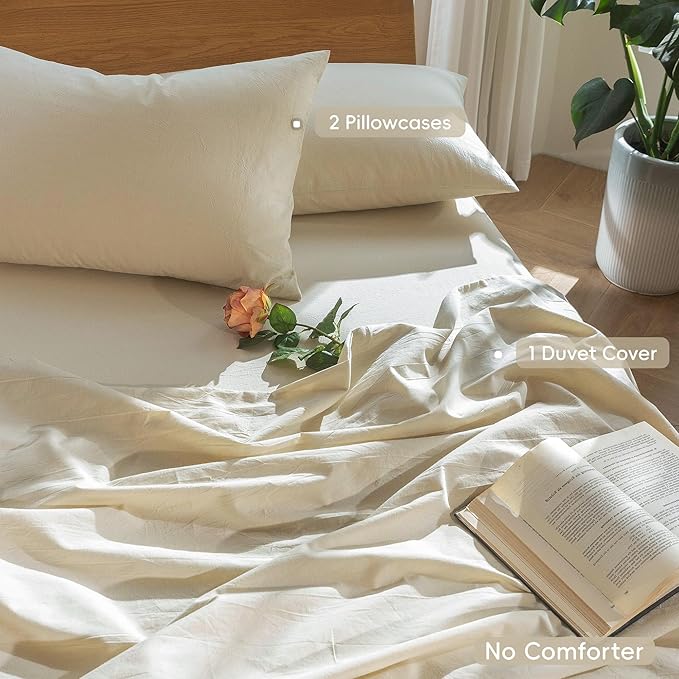 Linen Duvet Cover Set - Full