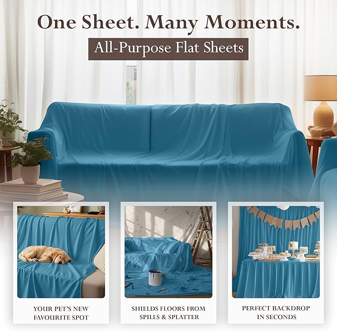 Microfiber Flat Sheet - Queen