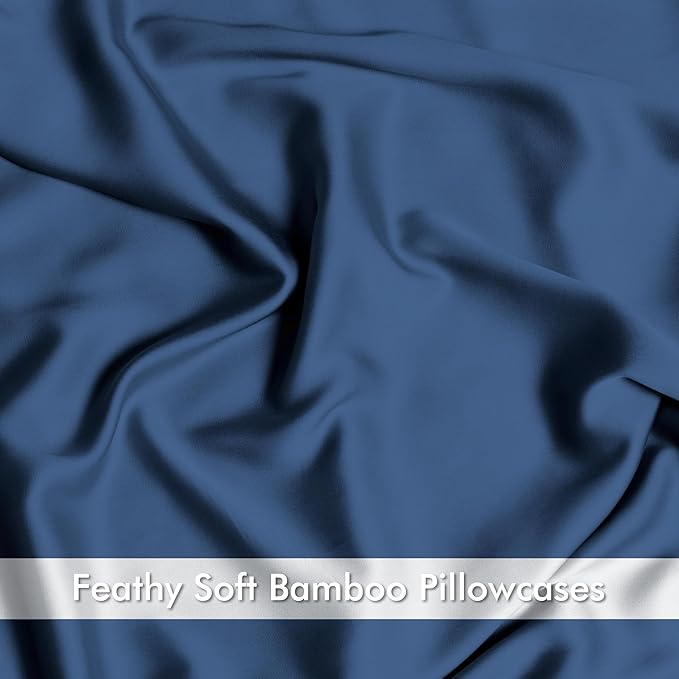 Bamboo Cooling Pillowcase Set - King - 2 Pack - 2 Piece
