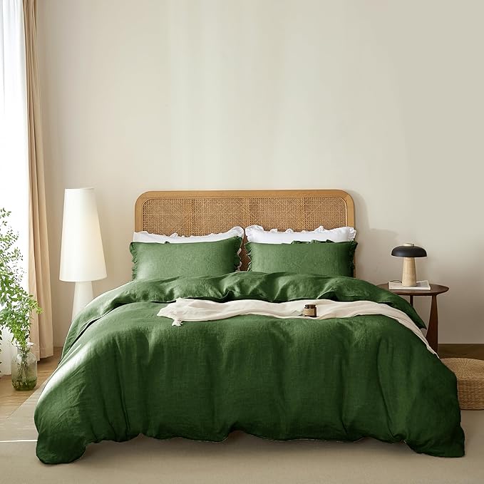 Linen Duvet Cover Set - Twin - 2 Piece