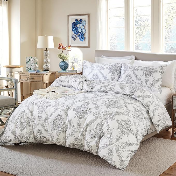 100% Cotton Duvet Cover Set - Queen - 3 Piece