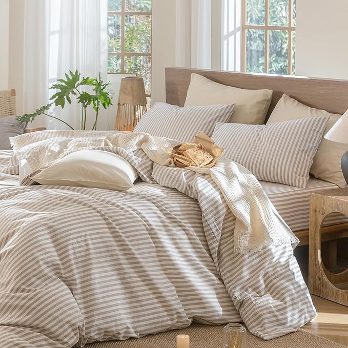 Linen Duvet Cover Set - Full