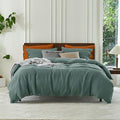 Linen Duvet Cover Set - King - 104 x 90 in - 3 Piece