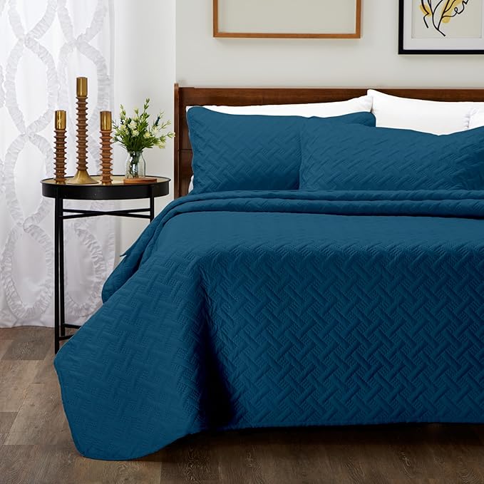 Bamboo Quilt Set - King - 3 Piece