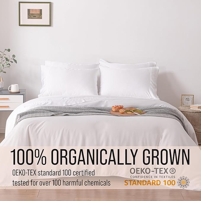 Bamboo Cooling Bed Sheet Set - King - 6 Piece