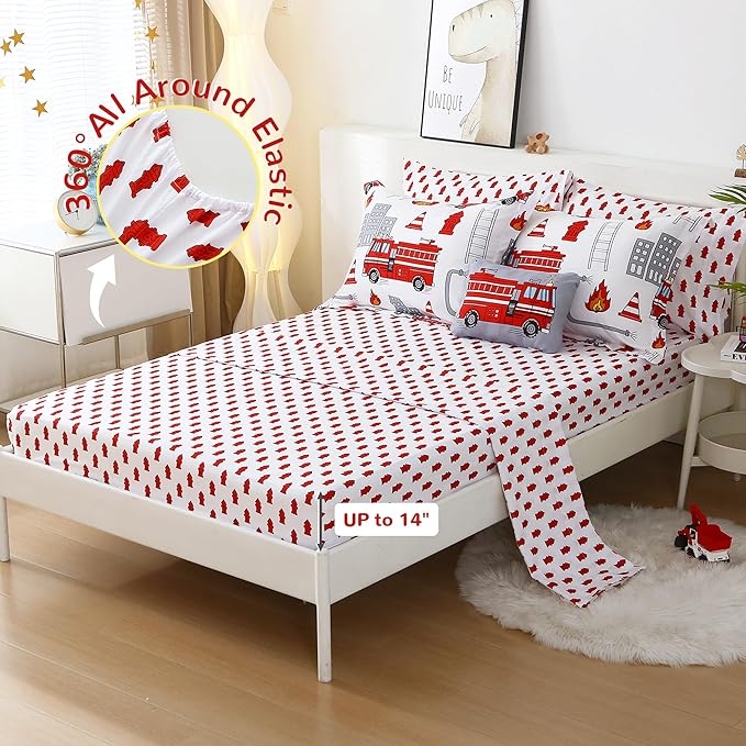 Microfiber Comforter Set - Twin - 6 Piece
