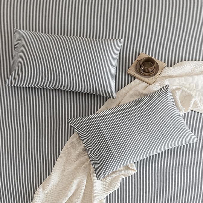 Linen Duvet Cover Set - King - 3 Piece