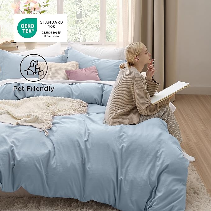 Duvet Cover Set - King - 120 x 98 in - 3 Piece