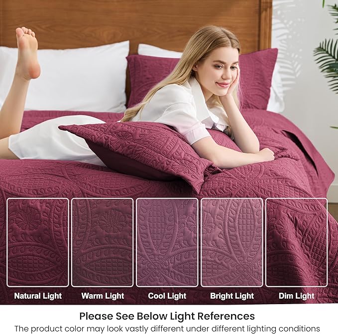 Quilt Set - California King - 3 Piece