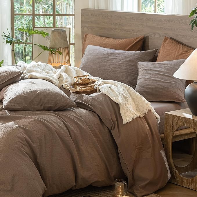 Linen Duvet Cover Set - Queen