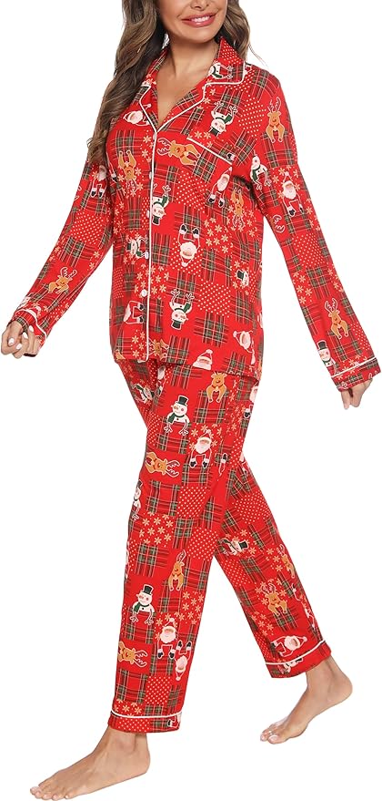 Women's Pajama Set - Long Sleeve - 2 Piece