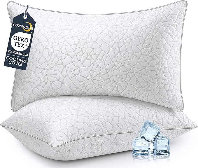 Microfiber Cooling Bed Pillow - Standard - 2 Piece
