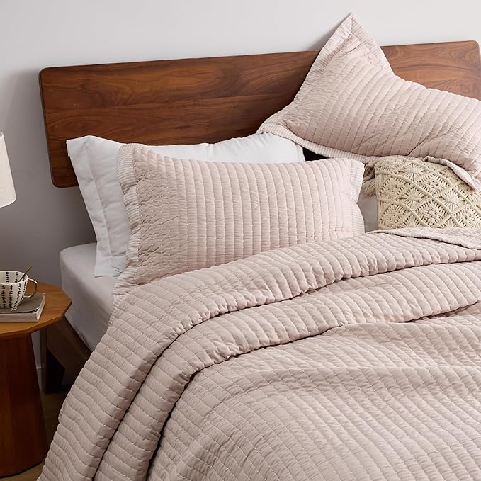 Microfiber Quilt Set - King - 3 Piece