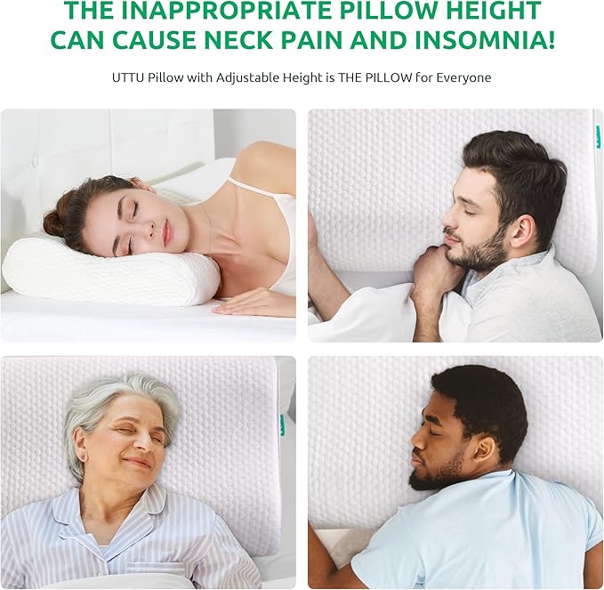 Memory Foam Cooling Bed Pillow