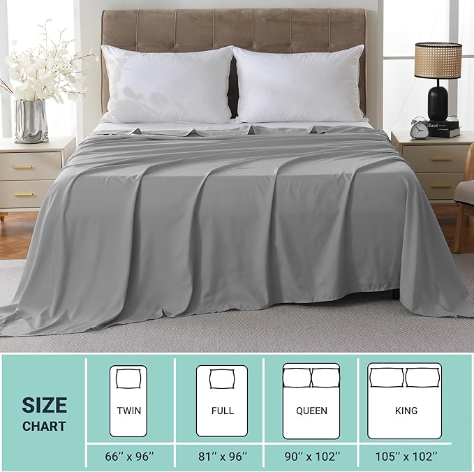 Microfiber Flat Sheet - Full - 6 Pack