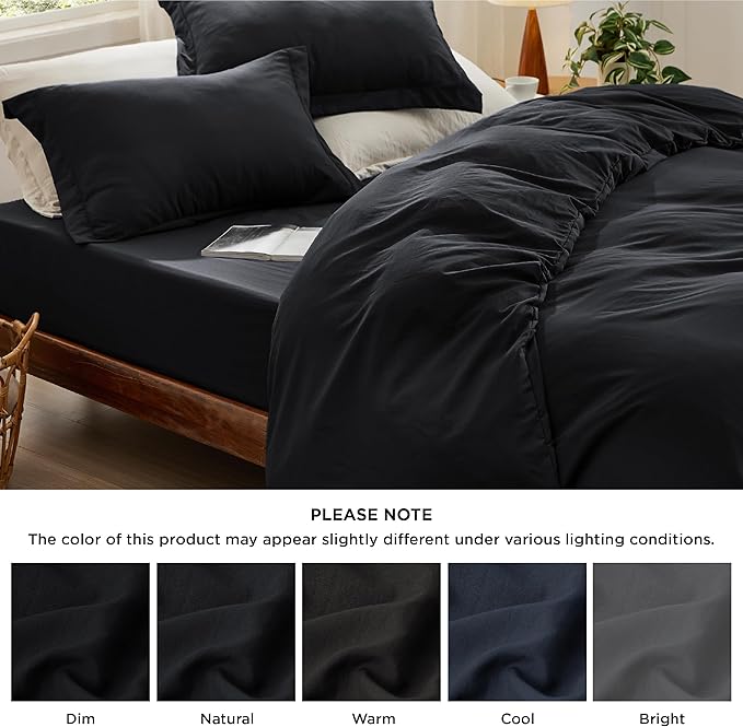 Duvet Cover Set - Queen - 90 x 90 in - 4 Piece