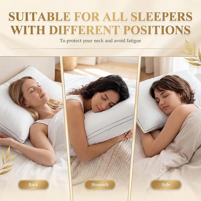 Bed Pillow - King - 2 Piece