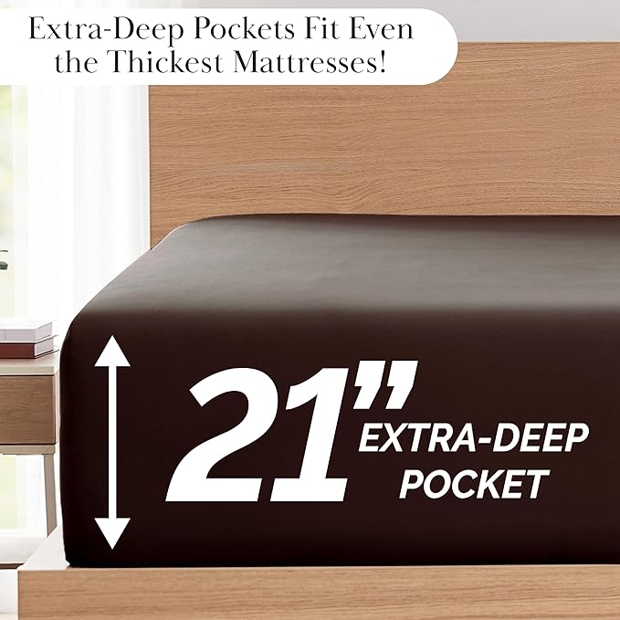 Bed Sheet Set - Twin XL - 6 Piece