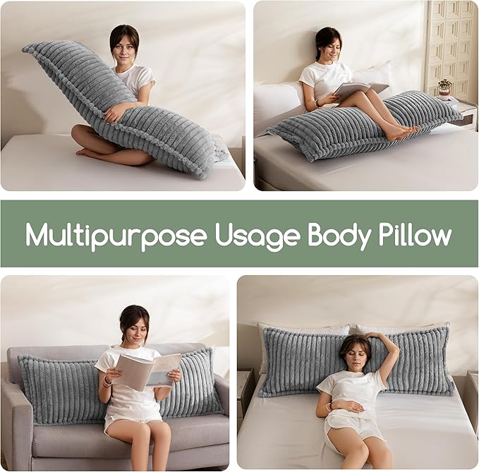 Memory Foam Body Pillow - Full - 20 x 54 in