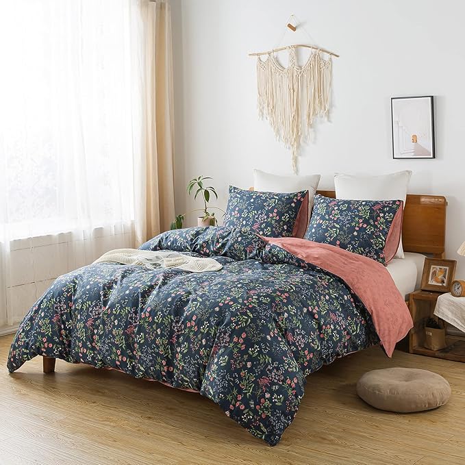 100% Cotton Duvet Cover Set - King - 3 Piece