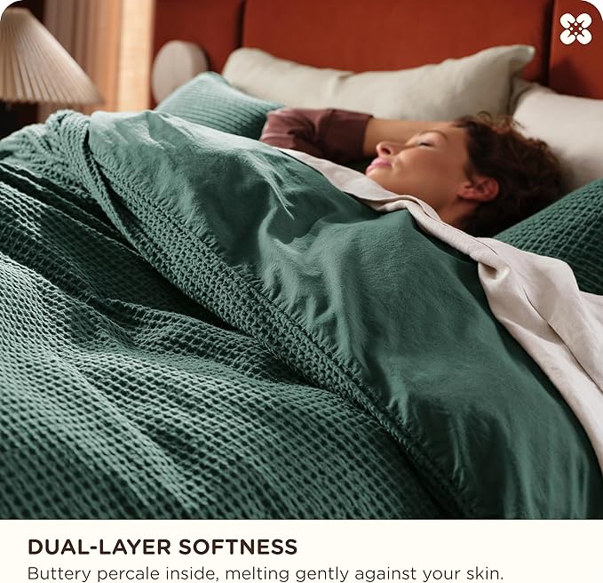 100% Cotton Duvet Cover Set - Queen - 3 Piece