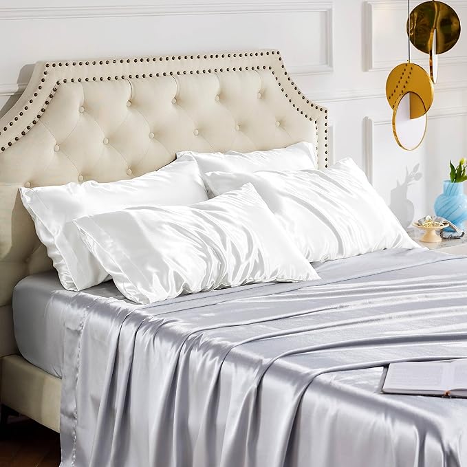 Satin Pillowcase Set - Queen - 20 x 30 in - 4 Piece