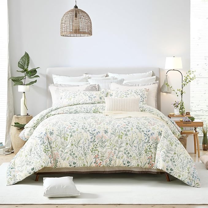 100% Cotton Duvet Cover Set - King - 3 Piece