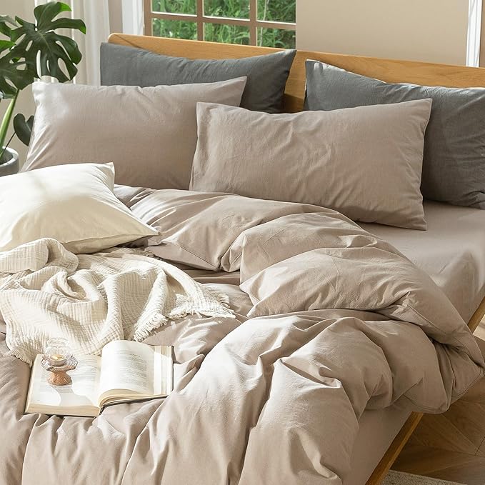 Linen Duvet Cover Set - Queen