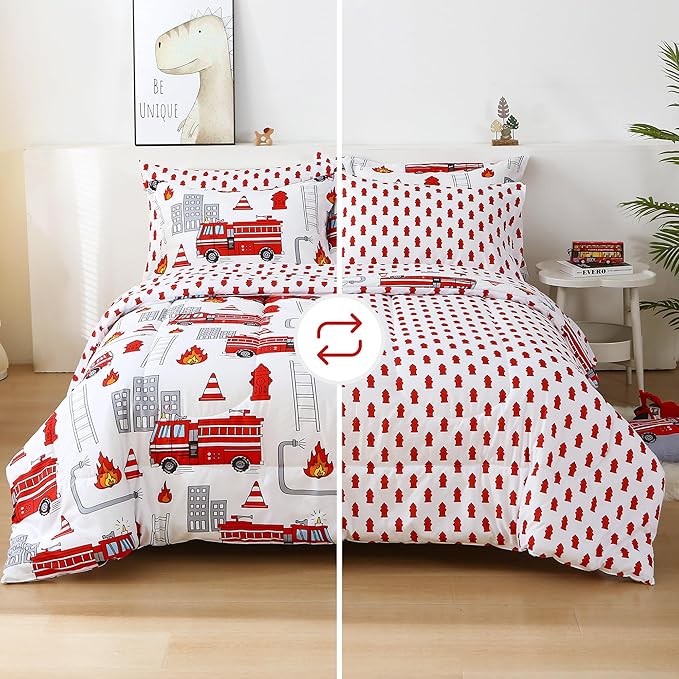 Microfiber Comforter Set - Twin - 6 Piece